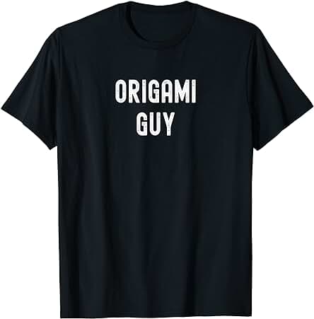 Regalo para Amantes de Origami, tipo de Origami Camiseta Regalo para Amantes de Origami, tipo de Origami Camiseta