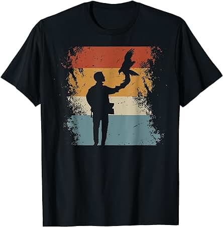 Regalo para Entrenadoras que aman la Cetrería Vintage Camiseta