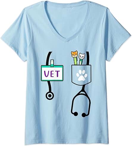 Regalos para la Escuela de Veterinaria Futuro Veterinario Camiseta Cuello V Regalos para la Escuela de Veterinaria Futuro Veterinario Camiseta Cuello V