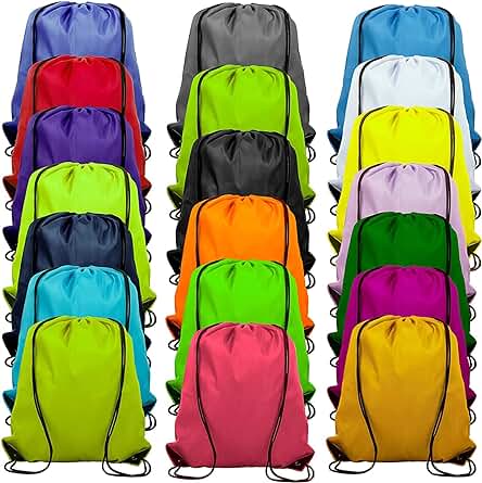 Rwekdza 15 Bolsas de Regalo de Colores Surtidos con Esquinas Reforzadas