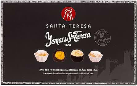 Santa Teresa - Estuche Gourmet Yemas Santa Teresa De Ávila De Diferentes Sabores (Tradicionales, Chocoyemas, con Canela y Anís Del Mono) Elaboradas Artesanalmente- 24 unds Santa Teresa - Estuche Gourmet Yemas Santa Teresa De Ávila De Diferentes Sabores (Tradicionales, Chocoyemas, con Canela y Anís Del Mono) Elaboradas Artesanalmente- 24 unds