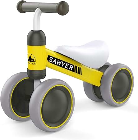 Sawyer Bikes - Correpasillos Bebe - Juguete Niños 1 Año (Amarillo)