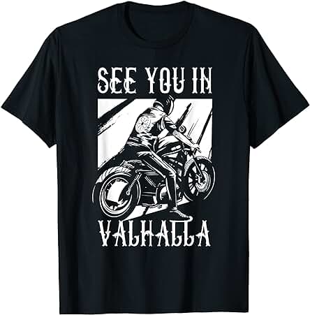 See you in Valhalla Vegvisir Mitología Nórdica Valhalla Camiseta See you in Valhalla Vegvisir Mitología Nórdica Valhalla Camiseta