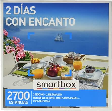 Smartbox - Caja Regalo 2 Días con Encanto - Idea de Regalo Originales - 1 Noche con Desayuno para 2 Personas