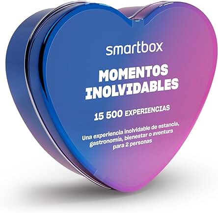 Smartbox - Caja Regalo para Hombre o Mujer - Momentos Inolvidables - Ideas Regalos Originales - 1 Experiencia de Estancia, Gastronomía, Bienestar o Aventura para 2 Personas