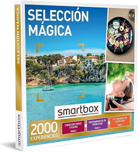 Smartbox - Caja Regalo Selección Mágica - Idea de Regalo - 1 Actividad de Gastronomía, Bienestar o Aventura para 1 o 2 Personas