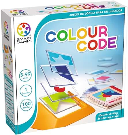 Smartgames - Color Code | Juegos Educativos Niños 5 Años O Más | Rompecabezas | Regalo Juegos De Mesa