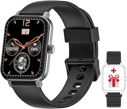 Smartwatch, Reloj Inteligente Hombre Mujer, Oxímetro Termometro, Caloría Podómetro, Reloj Deportivo Pulsometro, Pantalla Grande 1,69 Pulgada, Smartwatches Fashion para Mujer Hombre (Versión Mejorada) Smartwatch, Reloj Inteligente Hombre Mujer, Oxímetro Termometro, Caloría Podómetro, Reloj Deportivo Pulsometro, Pantalla Grande 1,69 Pulgada, Smartwatches Fashion para Mujer Hombre (Versión Mejorada)