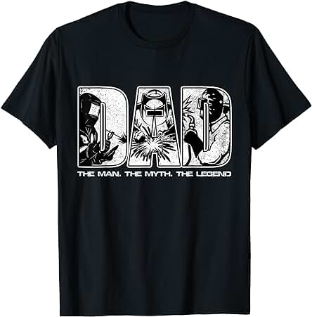 Soldador de EE.UU. Padre Divertido Regalo de Soldadura Camiseta