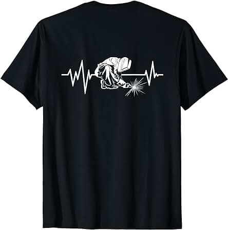 Soldador Regalos Fabricante Diseño De Soldadura En La Parte Posterior De La Ropa Camiseta