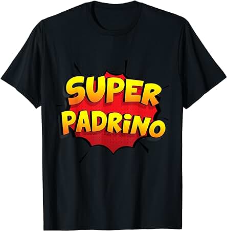 Súper Padrino Regalo para Padrino de Bautizo Camiseta