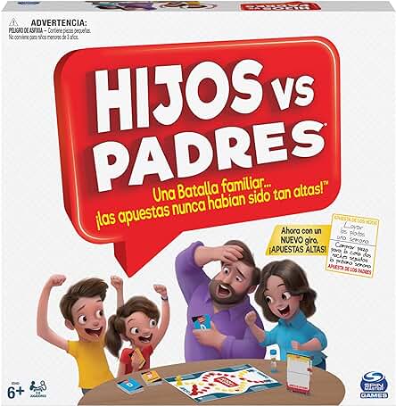 SPIN MASTER TOYS ESPAÑA SL Hijos Contra Padres Juego de Mesa