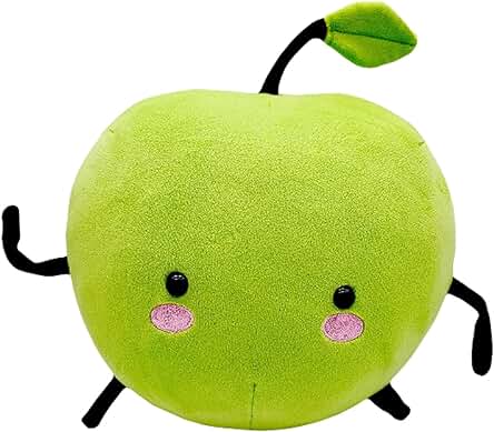 Stardew Valley Verde Manzana De Peluche Juego De Muñeca Juguete De Peluche Stardew Valley Junimo Peluche Juguete Suave De Dibujos Animados Almohada Muñeca Lindo Regalo para Niños 25Cm