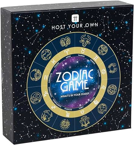 Talking Tables Juego de Mesa del Zodiaco | Regalo de Astrología de Navidad con Signo de Estrella, Horóscopos, Gen Z, Adolescentes, 13+
