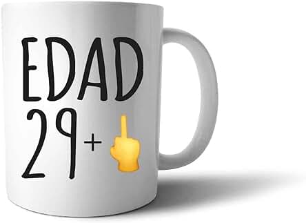 Taza 30 Cumpleaños Hombre o Mujer - Original - Taza de Desayuno - Taza Personalizada - Regalos Originales de 30 Cumpleaños - 30 Aniversario Broma - Regalos Amigas -Taza 30 Años -Taza Treinta Años