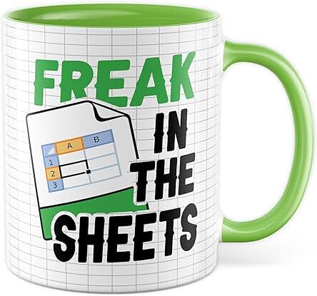 Taza de Excel-Könner Regalo, Freak in the Sheets, idea de Regalo taza de Café con Texto Divertido, taza de Café Excel Spreadsheet Tabelle Computer IT Informatiker Excel-Experte Nerd (blanco/verde) Taza de Excel-Könner Regalo, Freak in the Sheets, idea de Regalo taza de Café con Texto Divertido, taza de Café Excel Spreadsheet Tabelle Computer IT Informatiker Excel-Experte Nerd (blanco/verde)