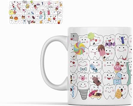 Taza Dientes Simpáticos