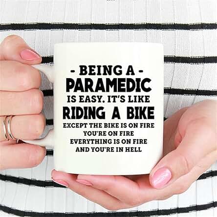 Taza Paramédica Being a Paramedic, Regalo Paramédico, Regalos para Paramédicos, Divertidos Regalos Paramédicos, taza Paramédica Divertida, taza Paramédica