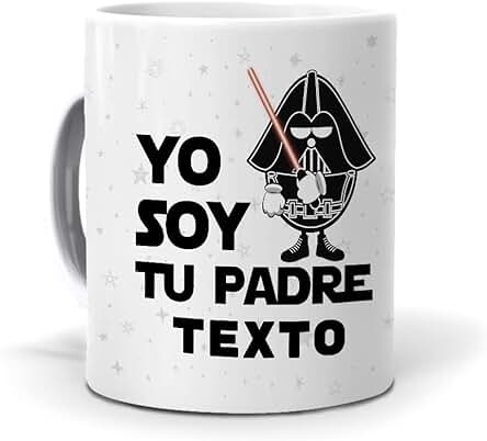 Taza Personalizada con Texto. Regalo Original dia del Padre. Añade el Nombre que Quieras. Yo soy tu Padre. Haz un Regalo único Taza Personalizada con Texto. Regalo Original dia del Padre. Añade el Nombre que Quieras. Yo soy tu Padre. Haz un Regalo único