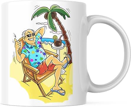 TAZA PERSONALIZADA | REGALOS ORIGINALES PARA JUBILACION | REGALOS ORIGINALES PARA HOMBRE | REGALOS DE JUBILACIÓN | TAZA JUBILACION DE CERÁMICA DE 350ML |