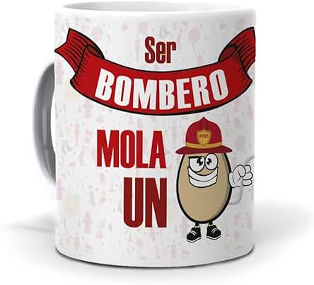 Taza "Ser Bombero mola un Huevo"