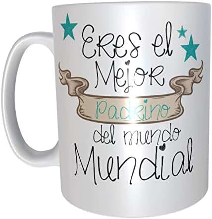 Tazas para la Mejor Madrina y Padrino del Universo… (Padrino, Español)