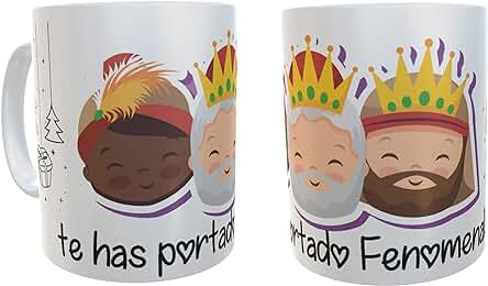 Tazas Regalo Original Reyes Magos - Regalos Personalizados Regalos para Reyes - Tazas Reyes Magos (Te has Portado Fenomenal)