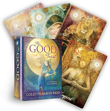 The Good Tarot: A 78-Card Modern Tarot Deck with The Four Elements ― Air, Water, Earth And Fire for Suits ― Inspirational Tarot Cards with Positive Affirmations