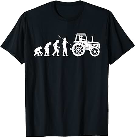 Tractor Agricultor Evolución Regalo Agricultura Granja Camiseta Tractor Agricultor Evolución Regalo Agricultura Granja Camiseta