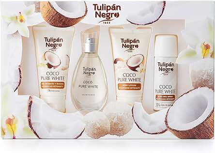 Tulipán Negro ESTUCHE DE REGALO, Líquido, COCO PURE WHITE