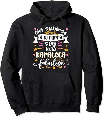 Una Karateca Fabulosa Divertido Mujer Niña Karate Regalos Sudadera con Capucha