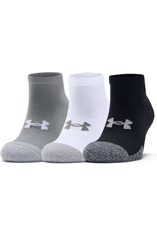 Under Armour Heatgear Low Cut 3pk Calcetines de Corte bajo (3 Unidades) Unisex Adulto (Pack de 1)