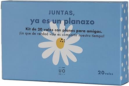 UO - Vales para Amigas. Juntas, ya es un Planazo. Regalo Original para Amigas. Mejor Amiga. Regalos para Amigas.- Pequeño (10x6,5 cm)