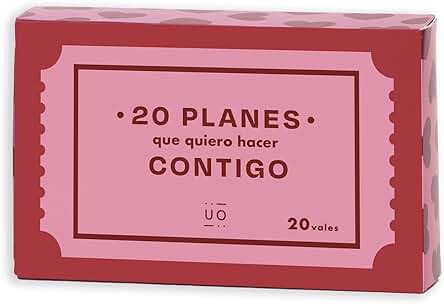 UO Vales para Parejas, 20 Planes que Quiero Hacer Contigo, Regalo Original Divertidos para tu Pareja.