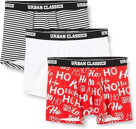 Urban Classics Boxer Shorts Bóxers (Pack de 3) para Hombre