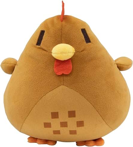 UZSXHJ Stardew Chicken Morbidi Peluche,Peluches para Niños,Muñeco de Felpa Suave,Simpático y Encantador Gallo de Peluche Juguete de Peluche Regalo de Cumpleaños para Niños Regalo de Cumpleaños