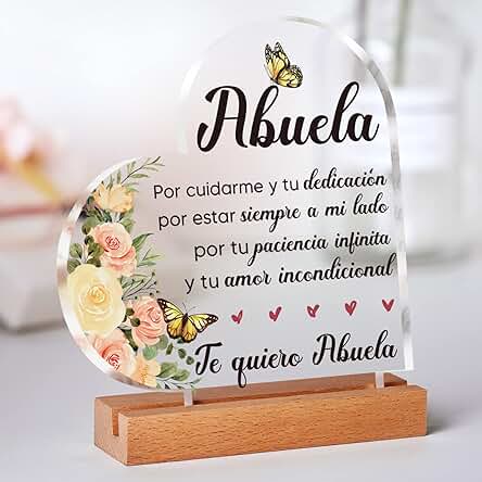 Vetbuosa Placa Acrílica, Regalo Original Abuela Cumpleaños