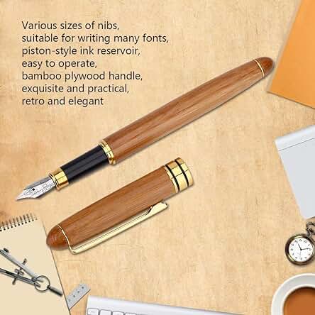 Wifehelper Arte Pluma Estilográfica Caligrafía Amplio Punta de Punta Cincel Escritura Gótico Árabe Italica Regalo para Calígrafos Artistas Estudiantes(1.5mm)
