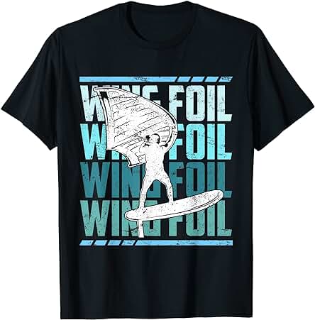 Wing Surf Regalo Wing Foil Logo Foiler Surf Kitesurf Camiseta