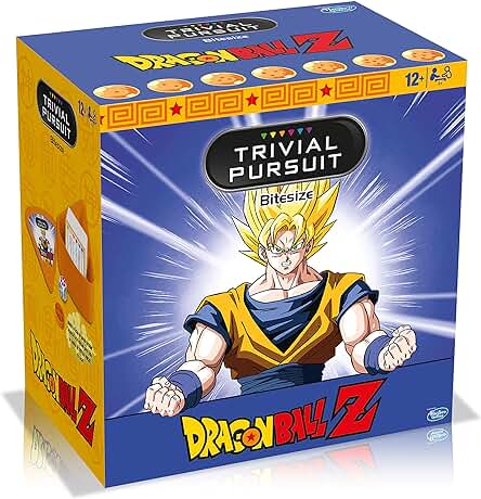 Winning Moves - Trivial Pursuit Dragon Ball Z, Juego de Mesa 600 Preguntas, Versión en Español