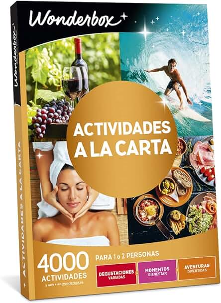 WONDERBOX Caja Regalo -Actividades A LA Carta- 2.370 Actividades para Dos Personas