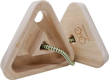 YY Vertical | Triángulos Ultra Ligeros para Escalada en roca | Hecho de Madera de goma Reciclada