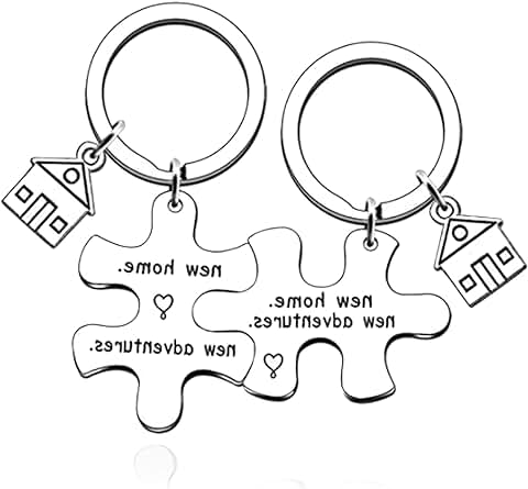2 Piezas Puzzle Partner Llavero Colgante Set Letters de Aleación de Acero Inoxidable con Grabado Llavero de Pareja Amor Amistad Regalos Plata el día de San Valentín, Navidad, Regalos de Cumpleaños 2 Piezas Puzzle Partner Llavero Colgante Set Letters de Aleación de Acero Inoxidable con Grabado Llavero de Pareja Amor Amistad Regalos Plata el día de San Valentín, Navidad, Regalos de Cumpleaños