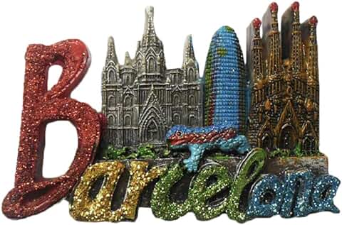 3D Barcelona Cartas España Refrigerador Nevera Imán Recuerdos Turísticos Hecho A Mano de Resina Artesanía Pegatinas Magnéticas Inicio Cocina Decoración Regalo de Viaje 3D Barcelona Cartas España Refrigerador Nevera Imán Recuerdos Turísticos Hecho A Mano de Resina Artesanía Pegatinas Magnéticas Inicio Cocina Decoración Regalo de Viaje