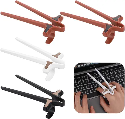 Abeillo 4 Palillos de dedo para Jugadores, Divertidos Clips de Bocadillos para Jugadores, Pinzas de dedo para Jugadores, Suministros de Fiesta de Videojuegos, Accesorios Creativos para Juegos Regalos  