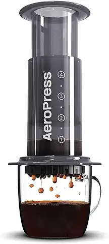 Aerobie AeroPress. Cafetera A80, 10 Onzas, Negra, Centimeters  