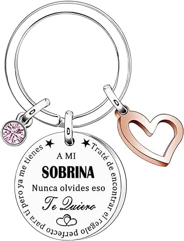 Angelra Llavero para Mujer Regalo Familiar Colgante con Grabado Traté de Encontrar el Regalo Para Ti Pero ya Me TienesPara Hermana Hija  
