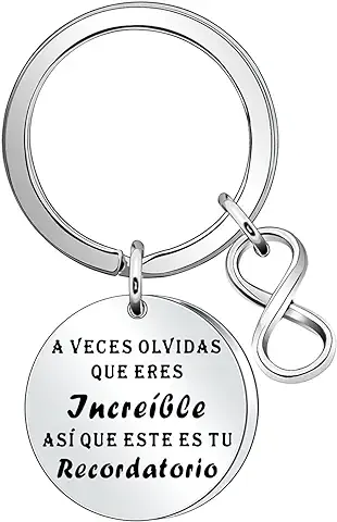 Angelra Regalos Inspiradores Llavero para Mujeres con ColganteA Veces Olvidas Que Eres Increíble, así Que Este Es Tu Recordatorio Grabado Regalos de Cumpleaños  