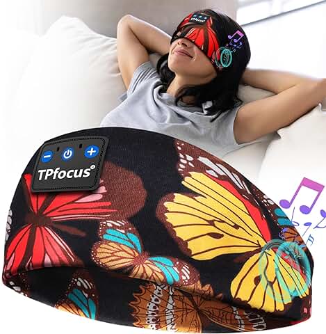 Auriculares para Dormire Bluetooth 5.2 Regalo Hombre y Mujer, Sonno Auriculares Banda Deportiva Inalámbrico Recargable Auriculares Bluetooth Dormire para Correr,Viajes y Relax (Flor de Mariposa) Auriculares para Dormire Bluetooth 5.2 Regalo Hombre y Mujer, Sonno Auriculares Banda Deportiva Inalámbrico Recargable Auriculares Bluetooth Dormire para Correr,Viajes y Relax (Flor de Mariposa)