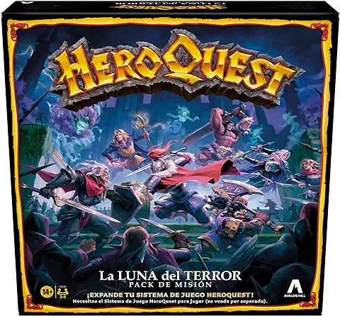 Avalon Hill HeroQuest Pack de Misión La Luna del Terror - Requiere el Sistema de Juego HeroQuest para Jugar - Juegos de rol  